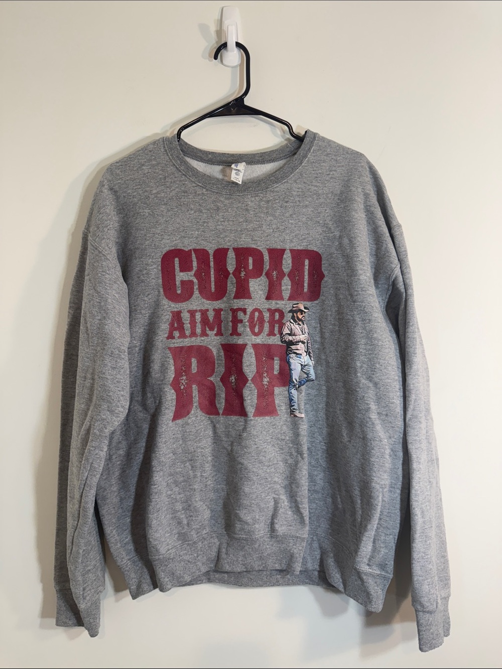 Yellowstone CUPID AIM for RIP sweatshirt large